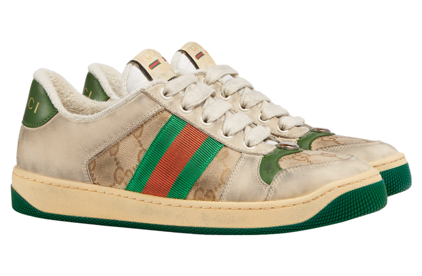 Gucci Screener WMNS Butter Leather / Green