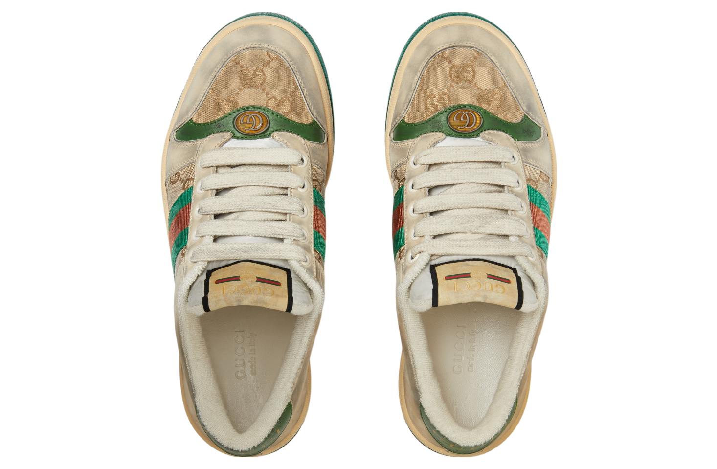 Gucci Screener WMNS Butter Leather / Green