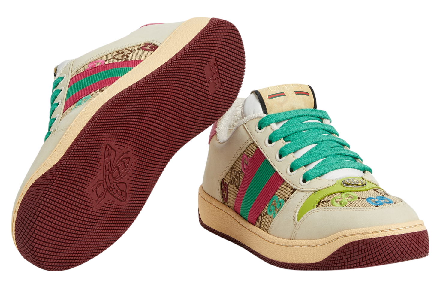 BUY Gucci Screener WMNS Multicolor Canvas / Green | Kixify