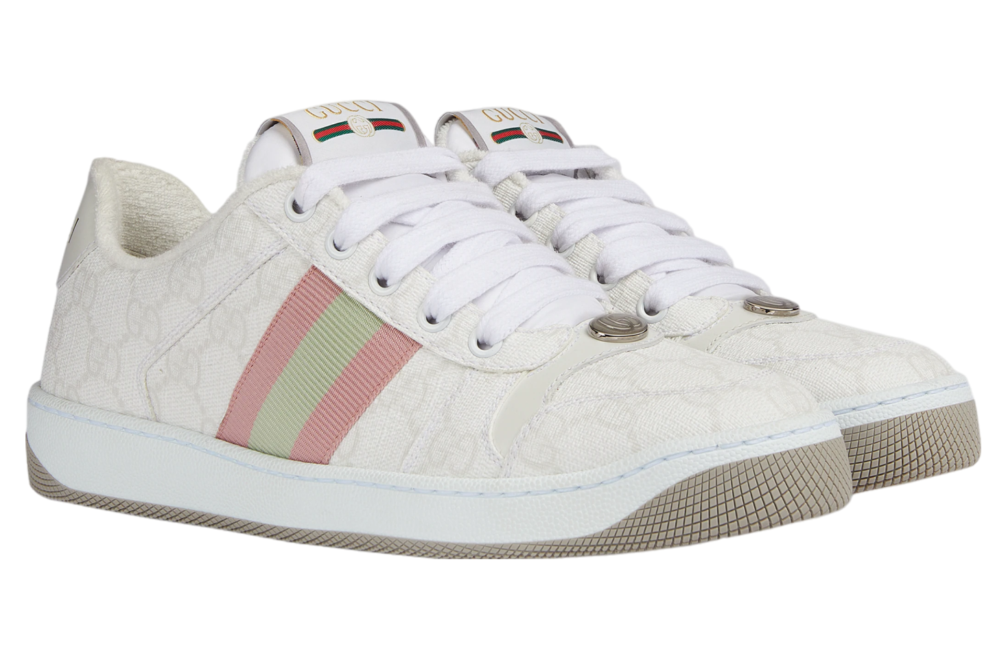 Gucci Screener WMNS White Gg Supreme