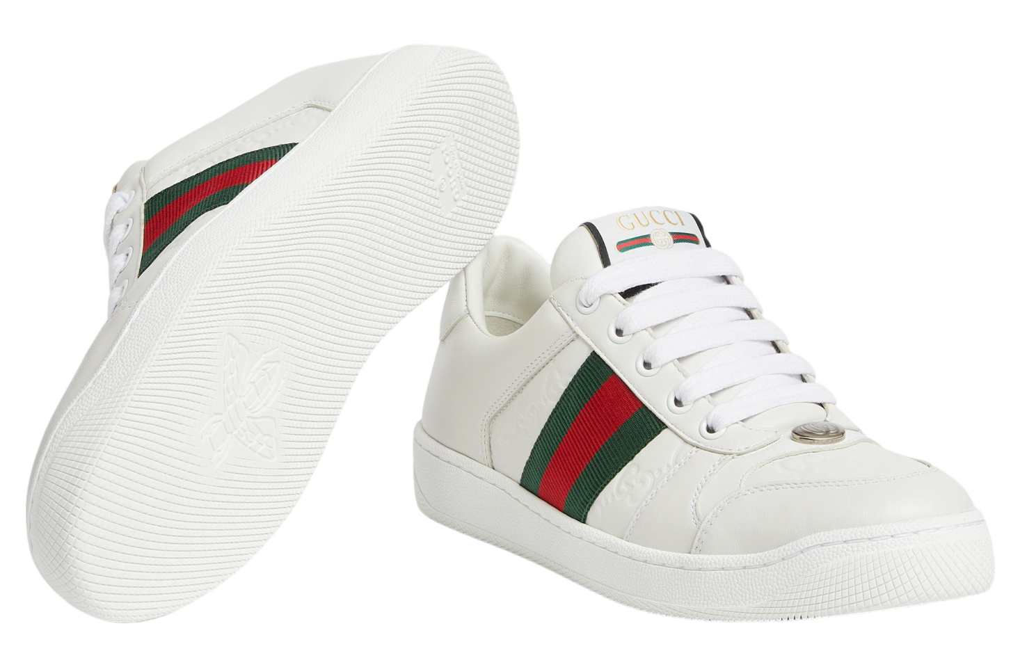 Gucci Screener WMNS White Leather