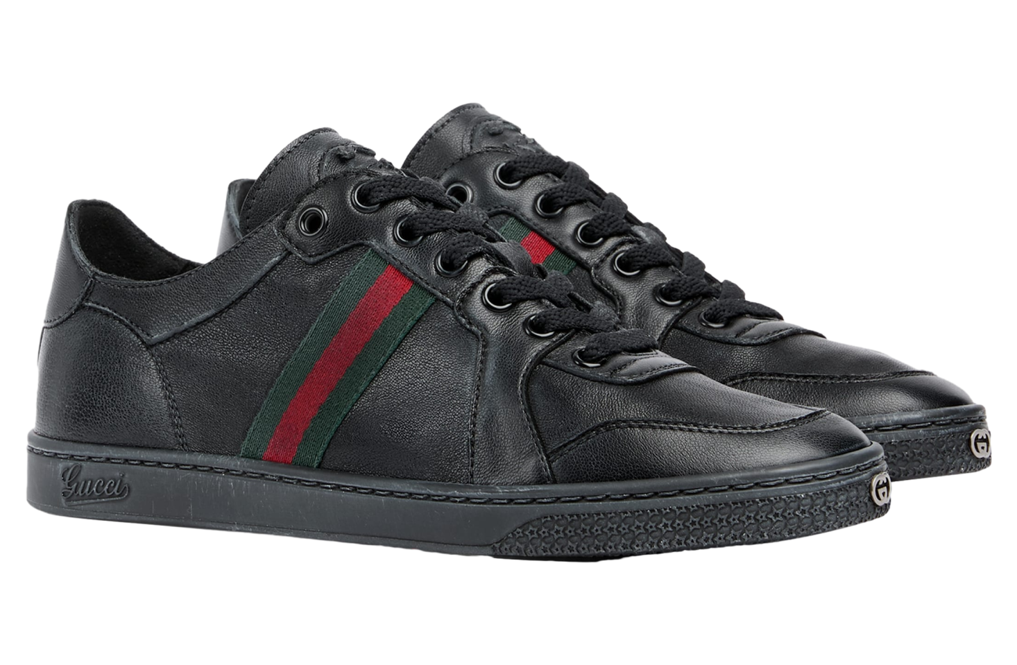 Gucci Stretch Low WMNS Black Leather