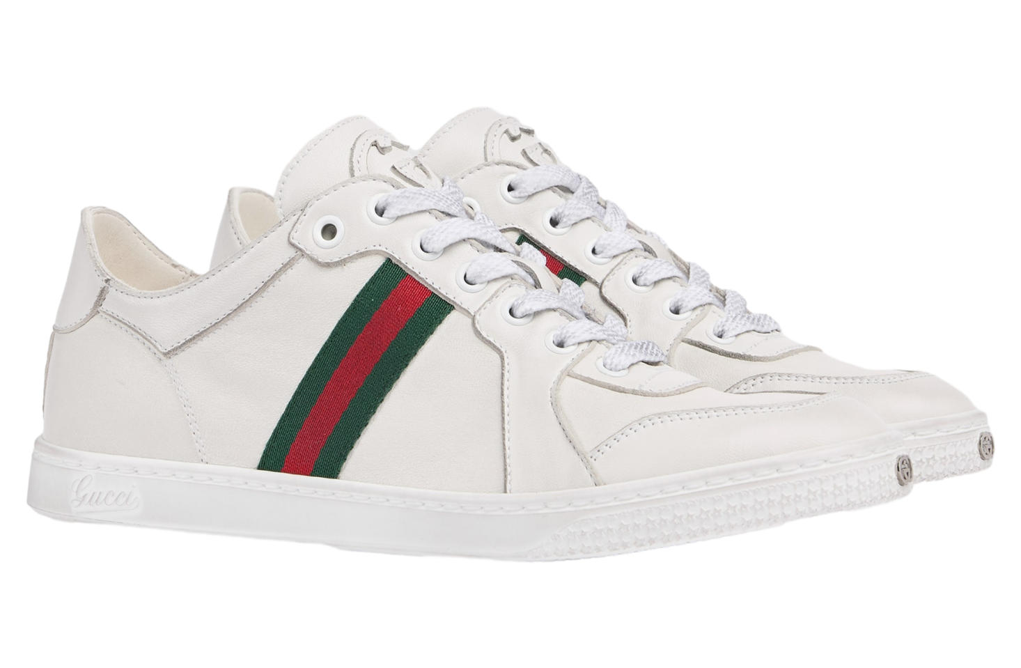 Gucci Stretch Low WMNS White Leather