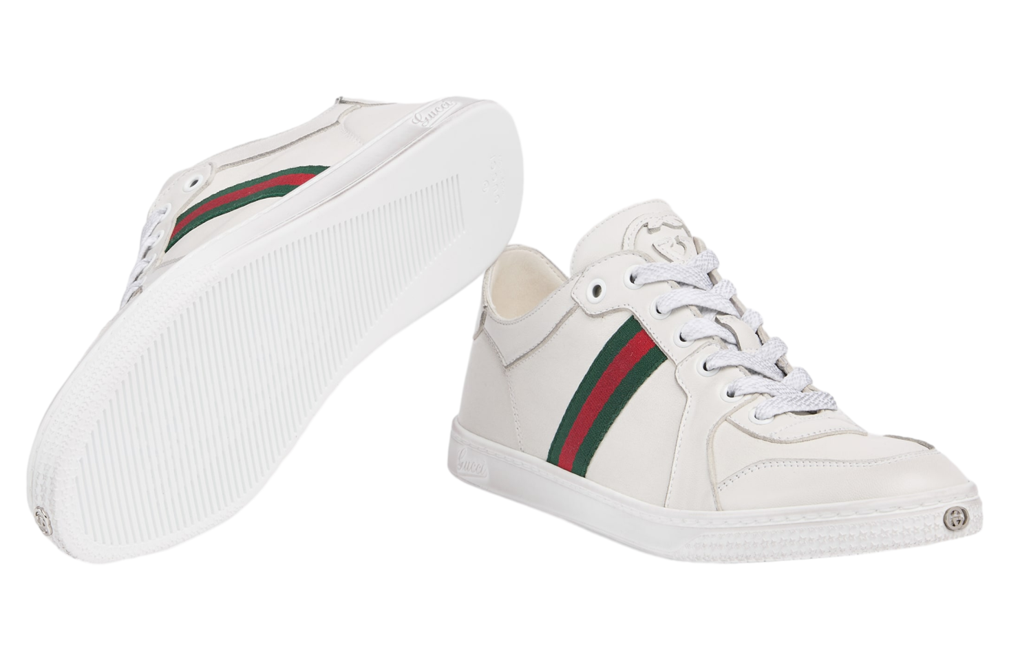 Gucci Stretch Low WMNS White Leather