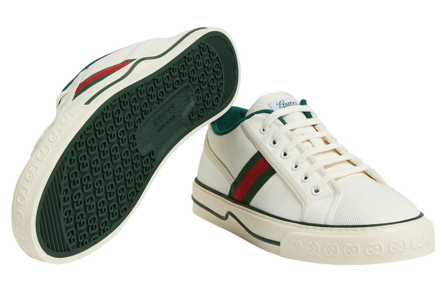 Gucci Tennis 1977 White Canvas