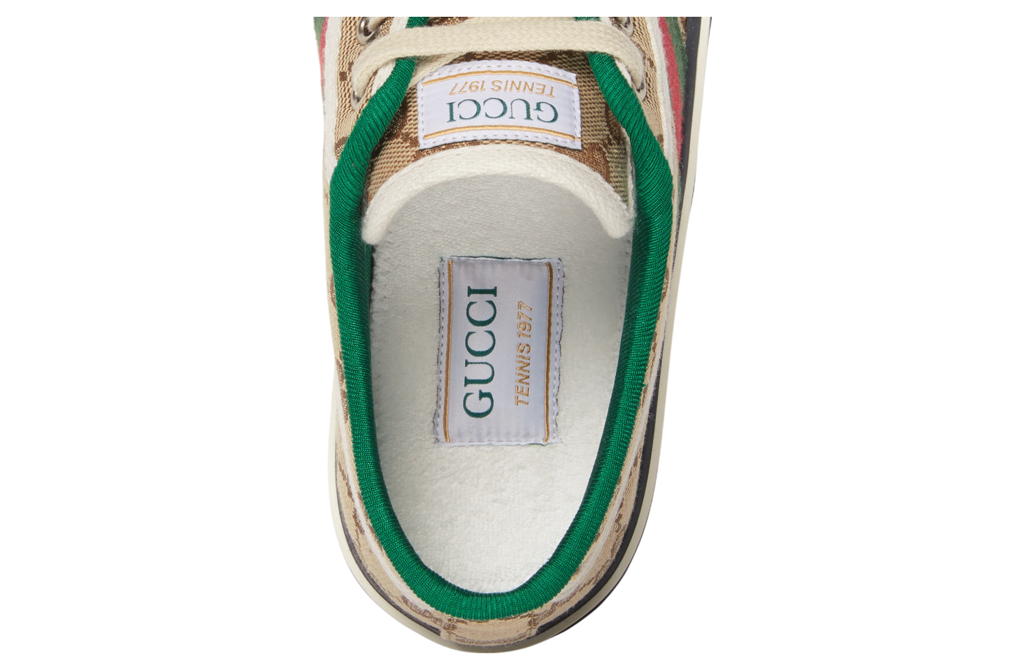 Gucci Tennis 1977 WMNS Beige / Ebony Original Gg Canvas