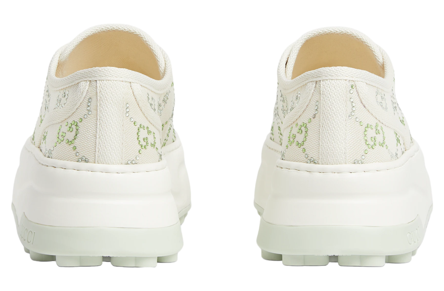 Gucci Tennis 1977 WMNS Ivory Gg Crystal Canvas