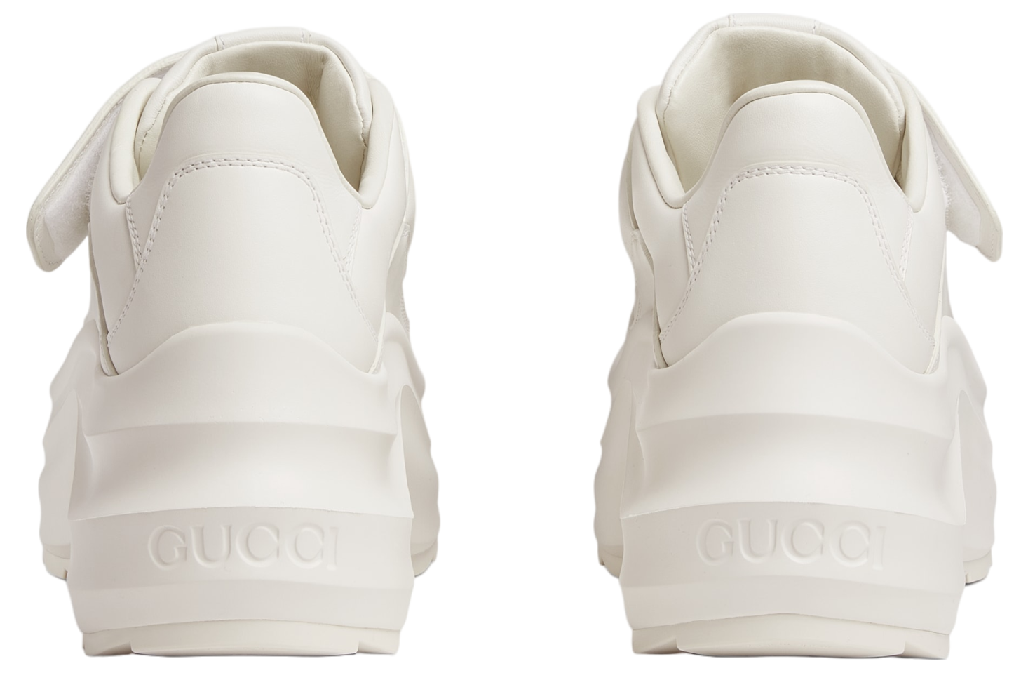 Gucci Wave Wedge WMNS White Leather