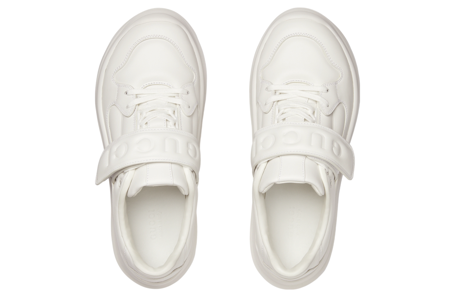 Gucci Wave Wedge WMNS White Leather