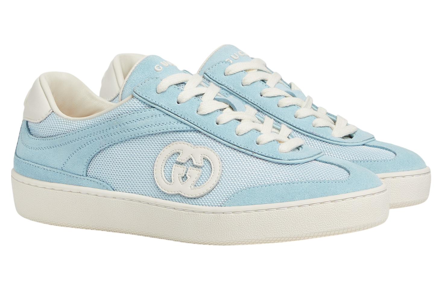 Gucci With Interlocking G WMNS Light Blue Suede