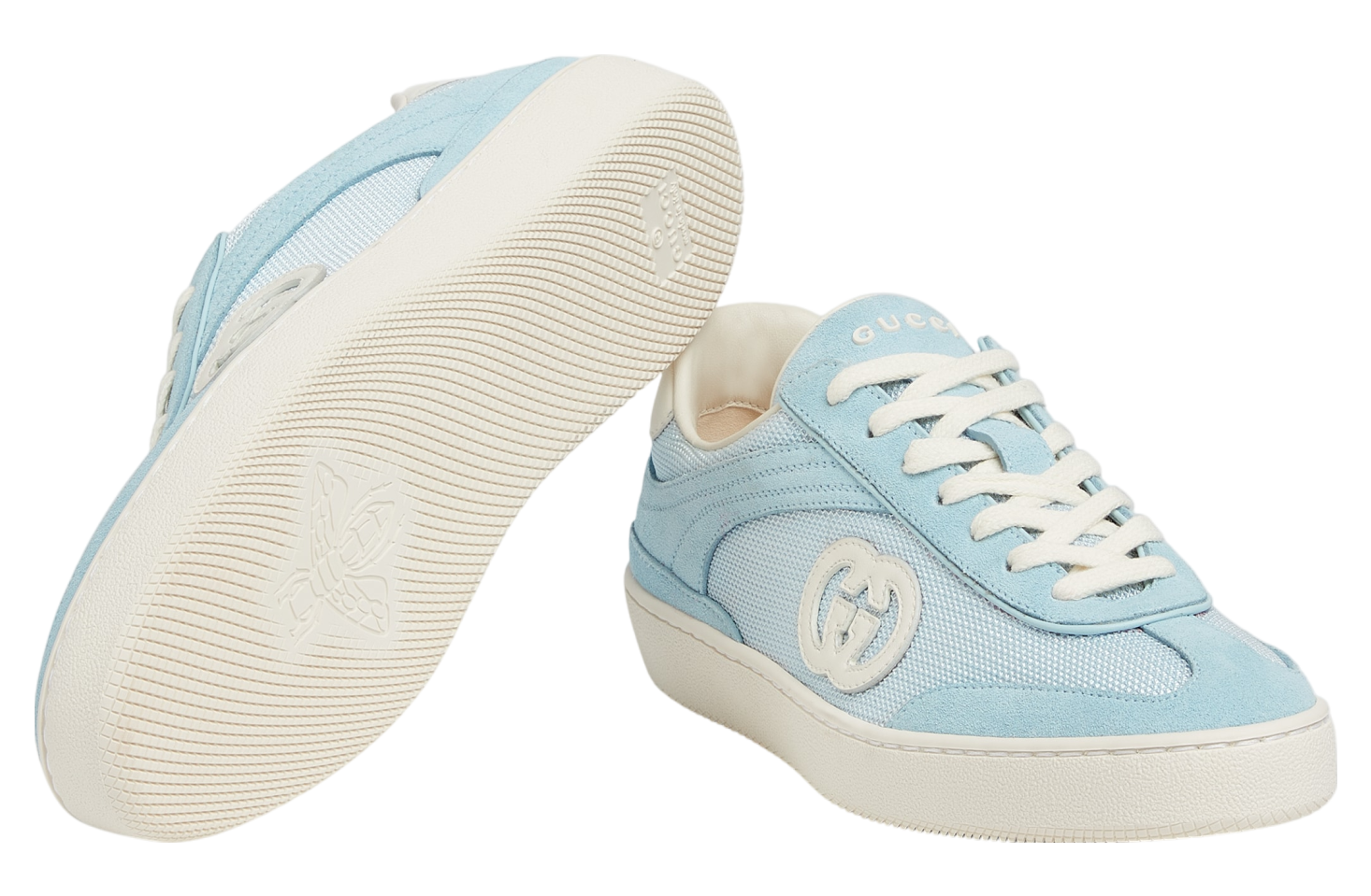 Gucci With Interlocking G WMNS Light Blue Suede