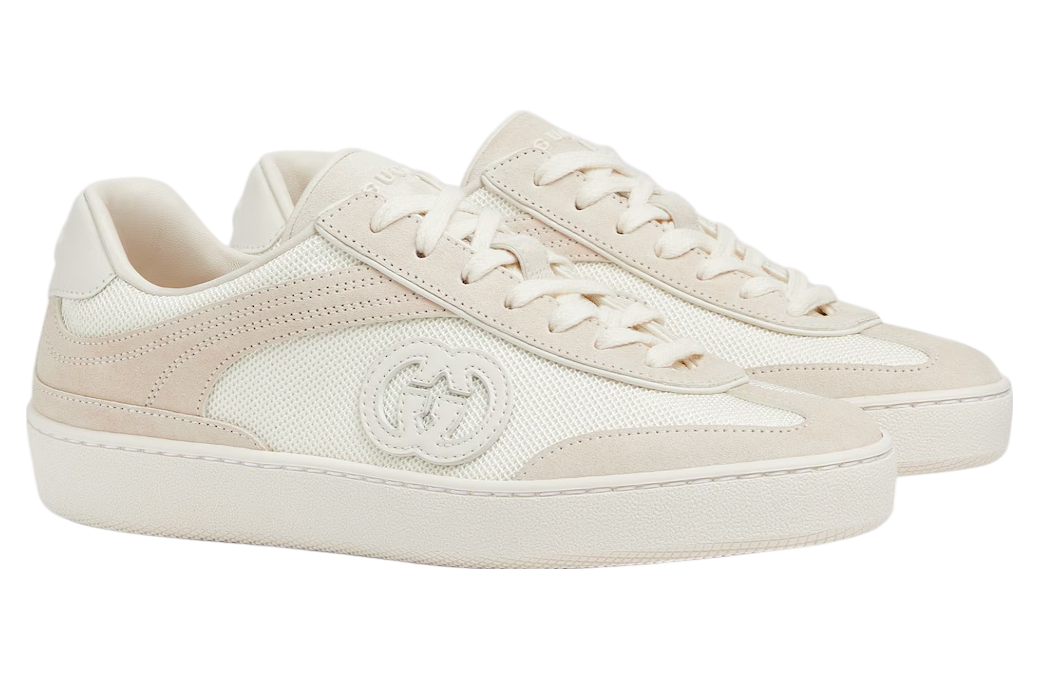 Gucci With Interlocking G WMNS White Suede