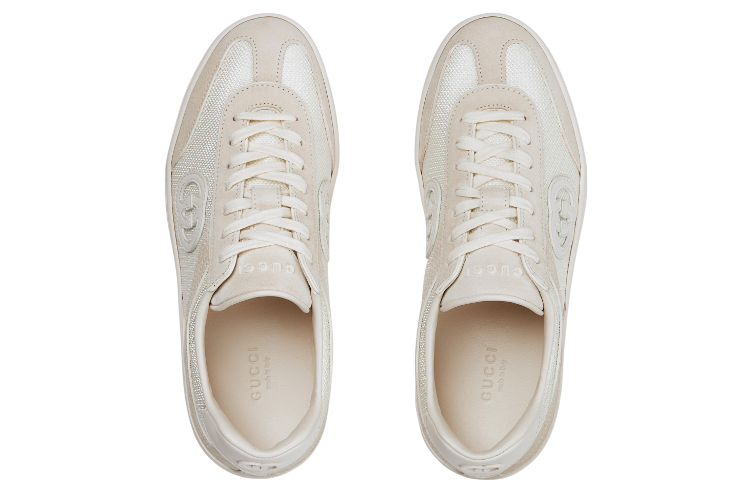 Gucci With Interlocking G WMNS White Suede