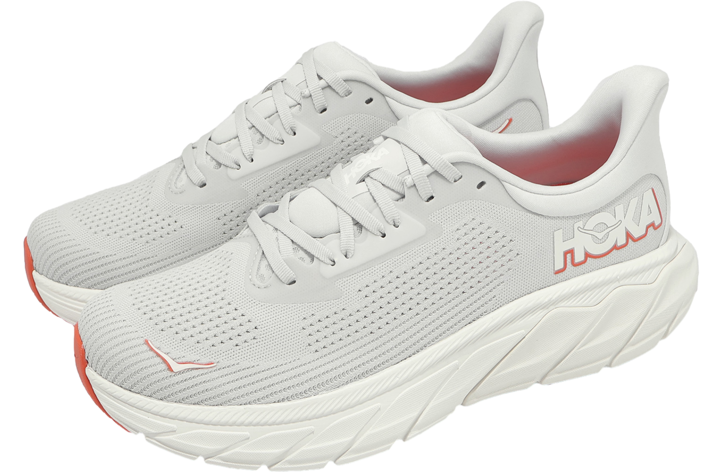 Hoka Arahi 7 2E Wide Cosmic Grey / Red