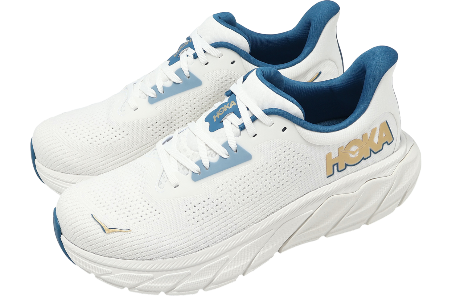 Hoka Arahi 7 2E Wide Frost / Gold