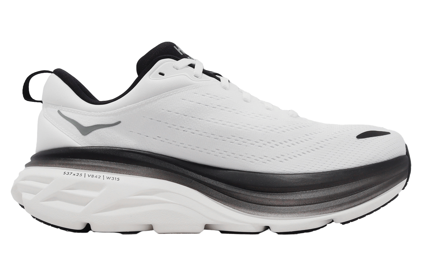 Hoka Bondi 8 2E Wide White / Black