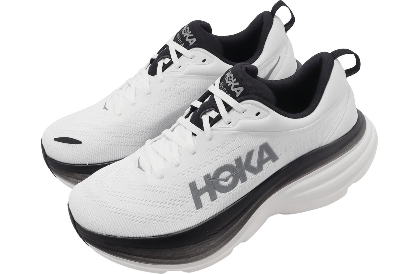 Hoka Bondi 8 2E Wide White / Black
