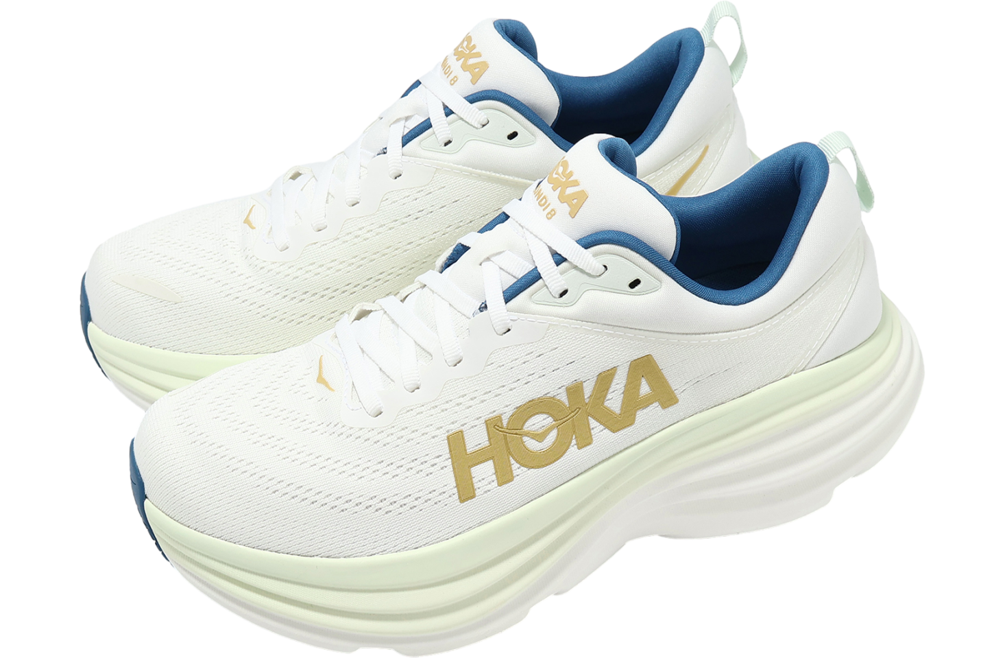 Hoka Bondi 8 Frost / Gold