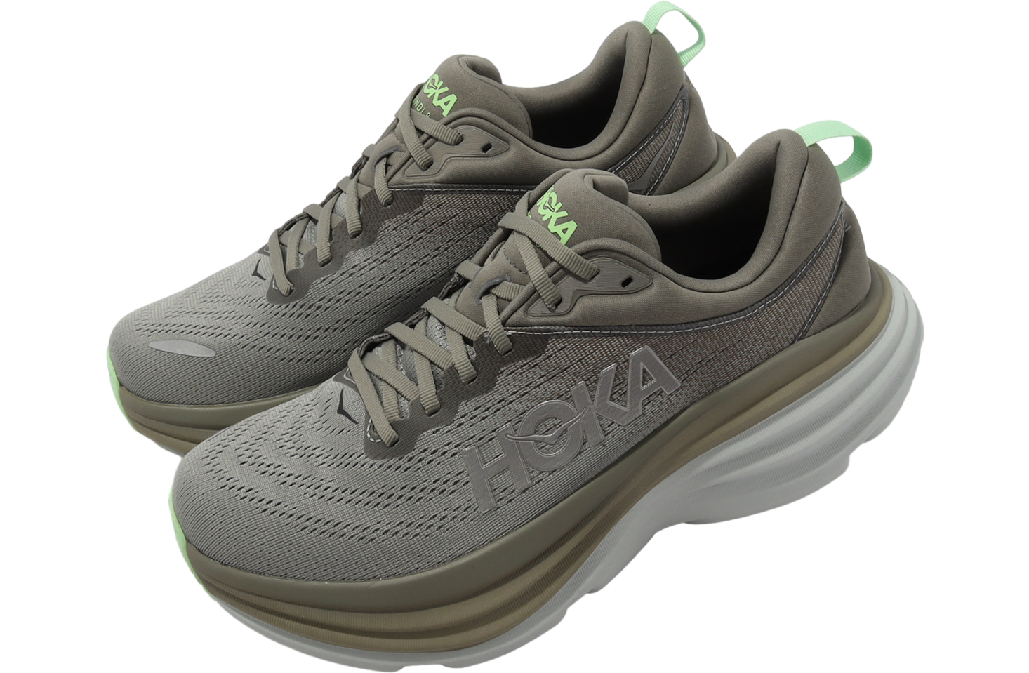Hoka Bondi 8 Sharkskin / Harbor Mist