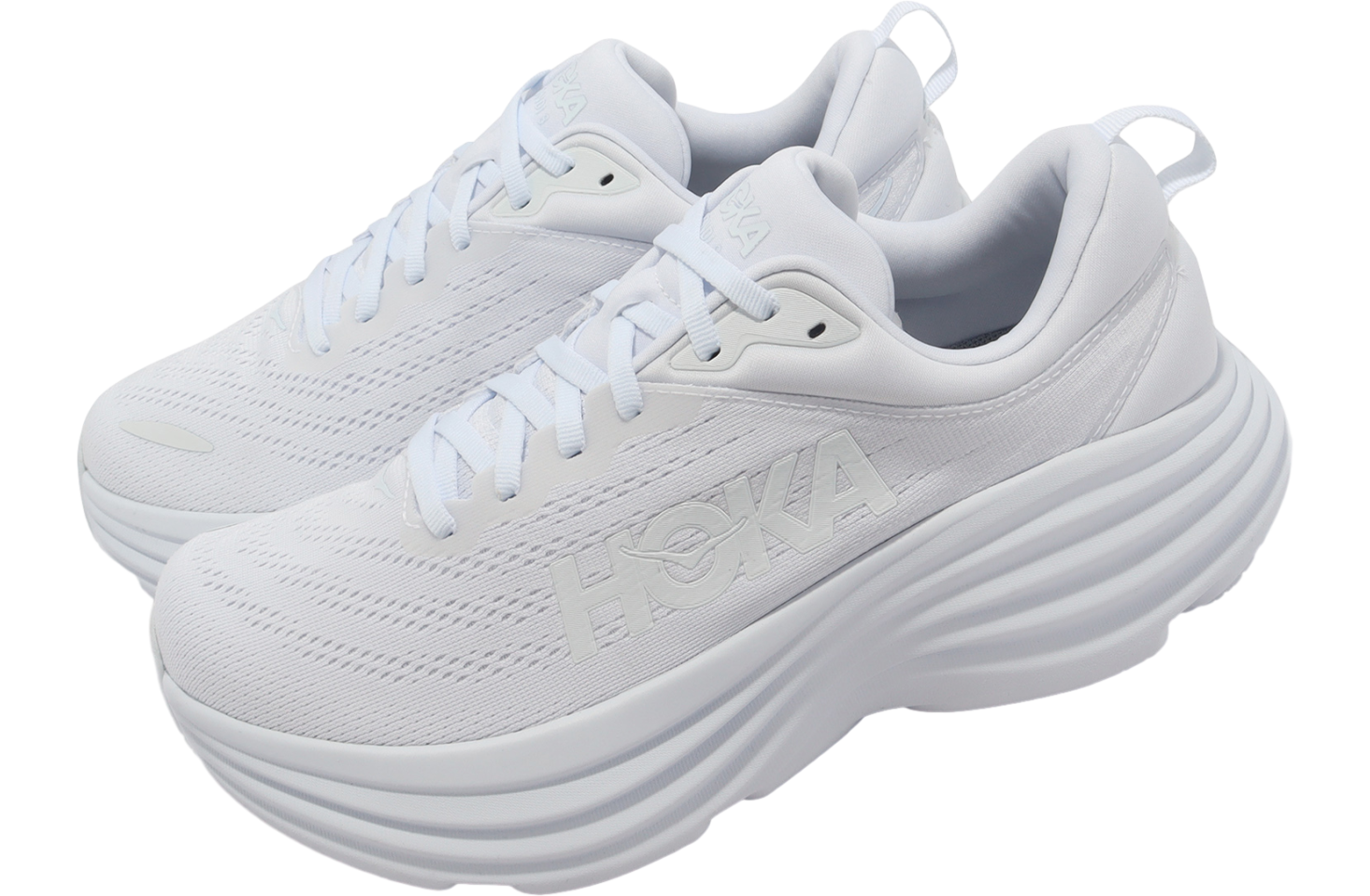 Hoka Bondi 8 White