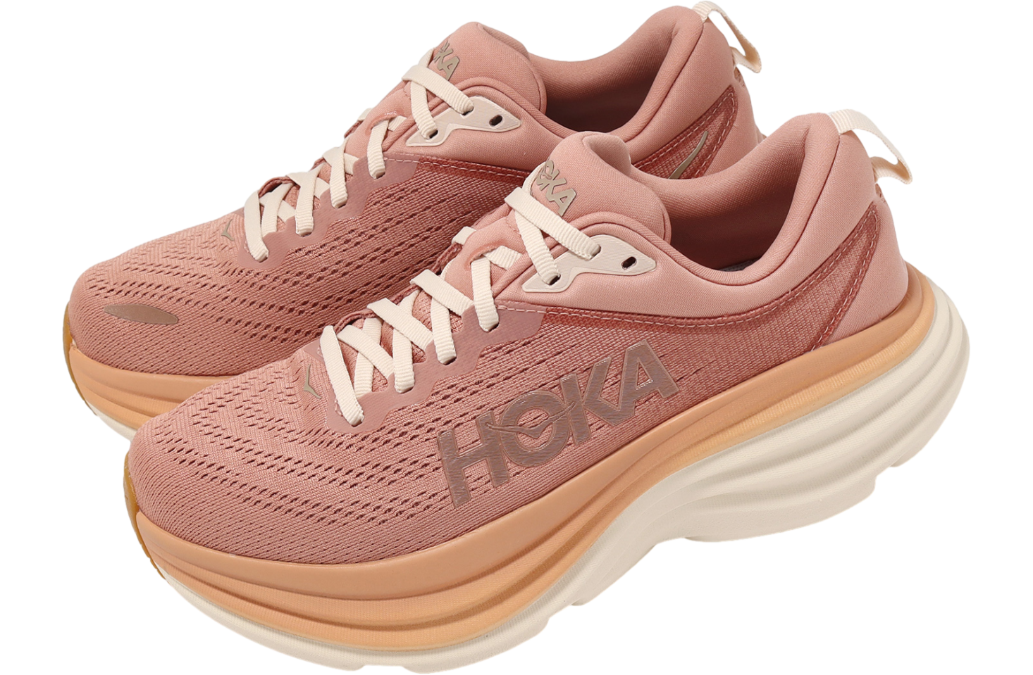 Hoka Bondi 8 WMNS Sandstone / Cream