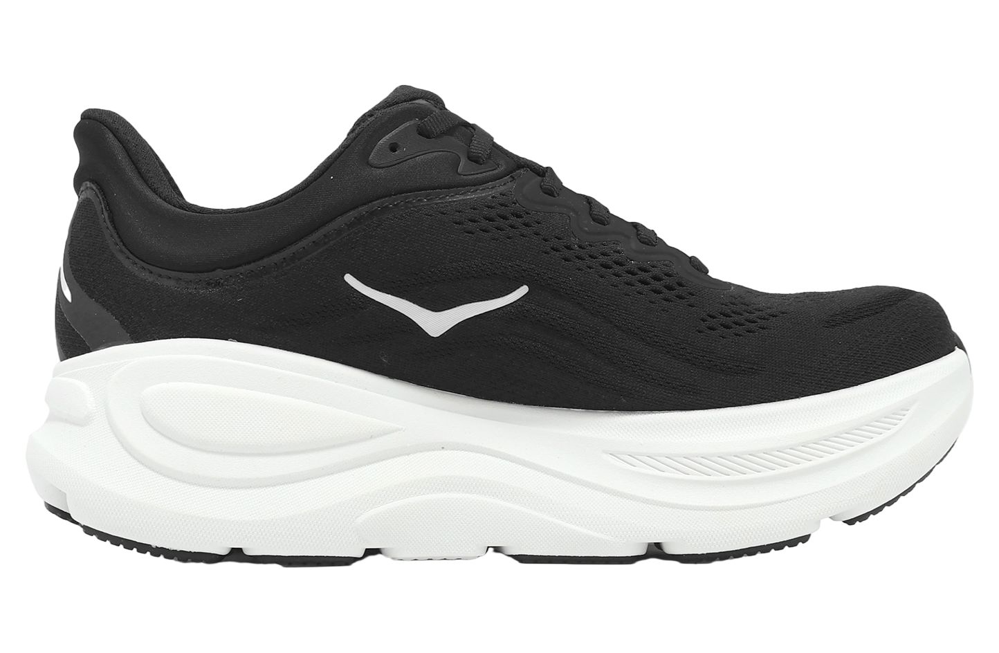 Hoka Bondi 9 2E Wide Black / White