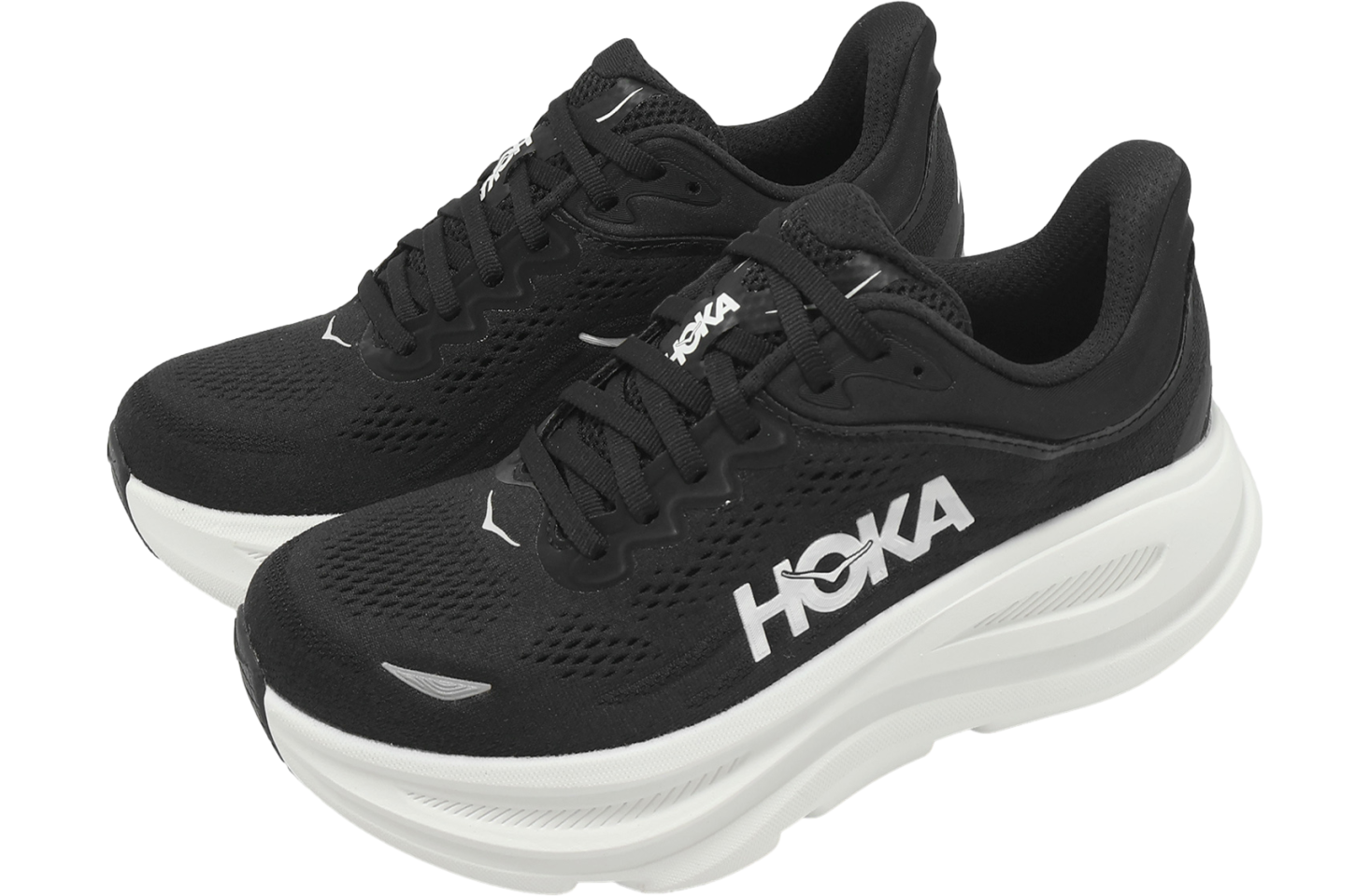 Hoka Bondi 9 D Wide WMNS Black / White