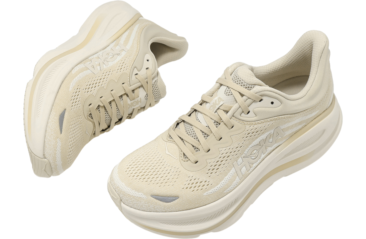 Hoka Bondi 9 Oatmeal / Oat Milk - Jan 2025 - 1162011OLTM