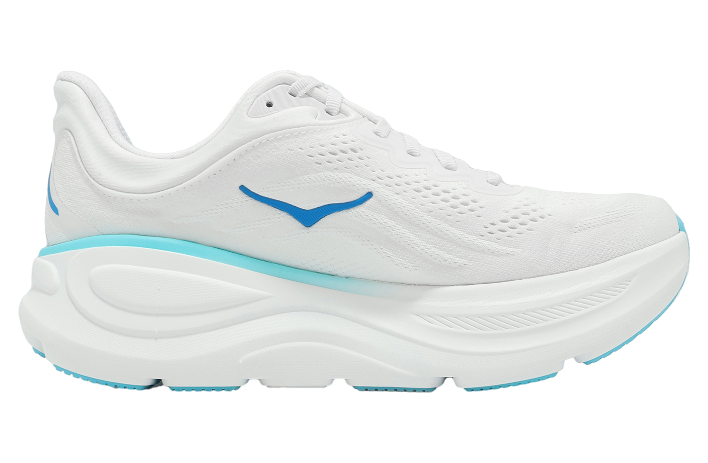 Hoka Bondi 9 White / Hoka Blue