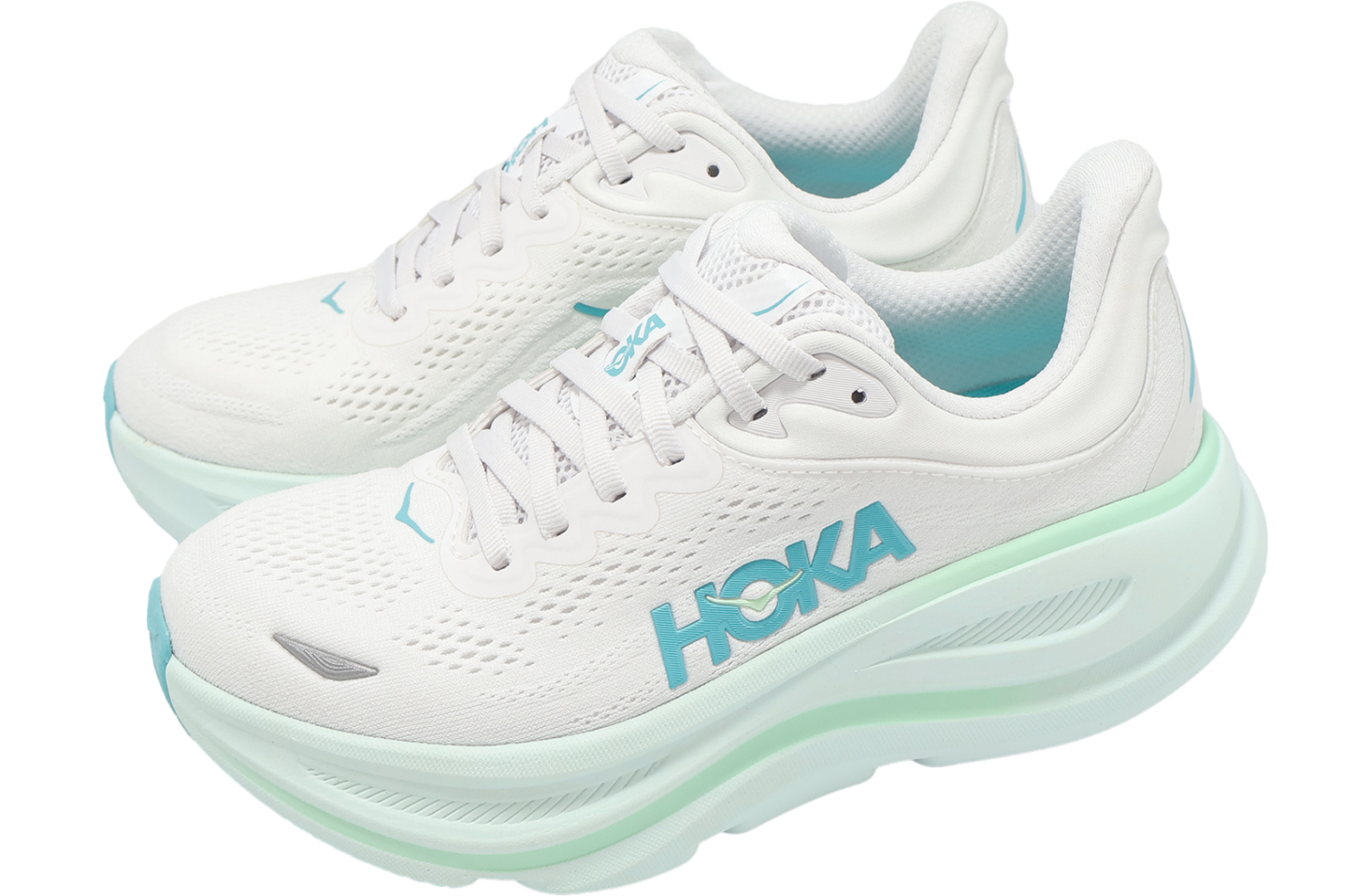 Hoka Bondi 9 WMNS Frost / Cielo Blue