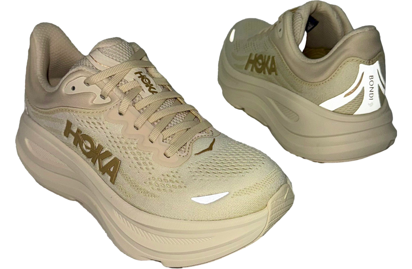 HOKA BOND I 9 スニーカー ベージュ Bondi 9 Women's Cushioned Road Running Shoe | HOKA®