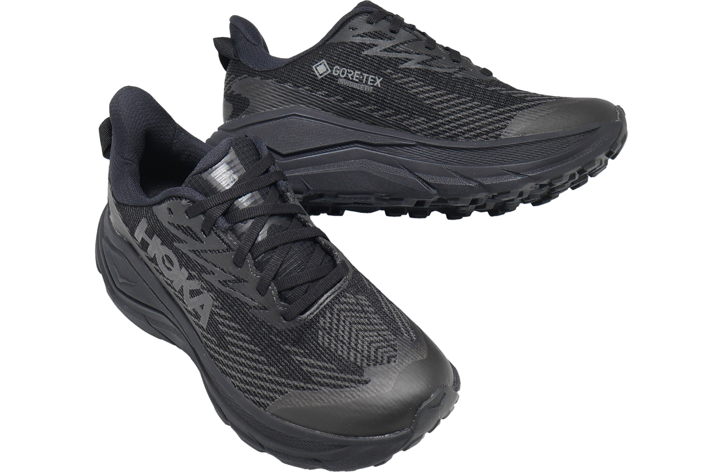 Hoka Challenger 8 GTX D Wide WMNS Black / Carbon Black - Jan 2026