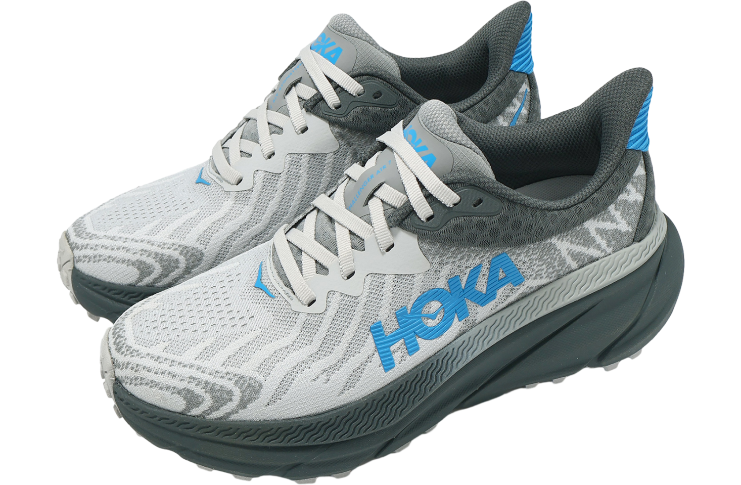 Hoka Challenger ATR 7 2E Wide Grey / Blue