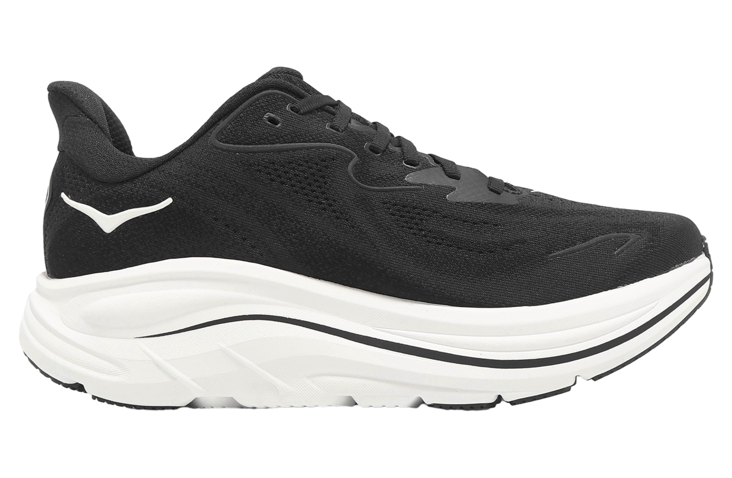 Hoka Clifton 10 2E Wide Black / White