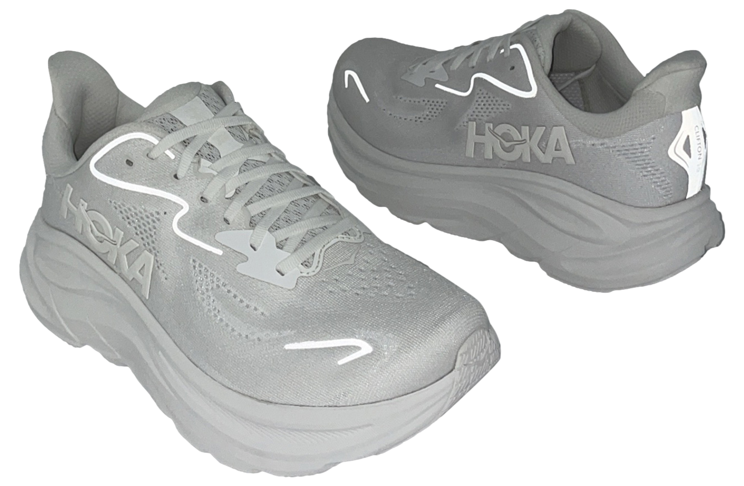 Hoka Clifton 10 2E Wide White - Apr 2025 - 1162032WWH