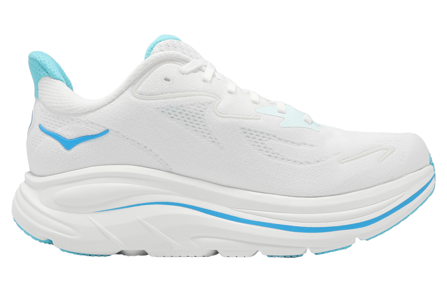 Hoka Clifton 10 2E Wide White / Blue