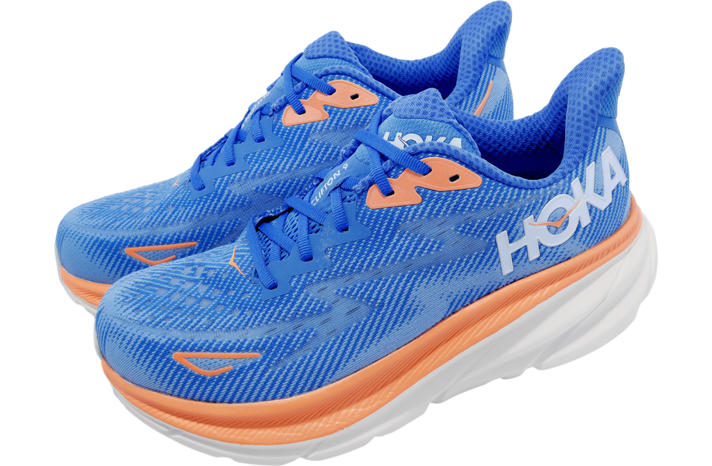 Hoka Clifton 9 2E Wide Castle Blue / Sky Blue