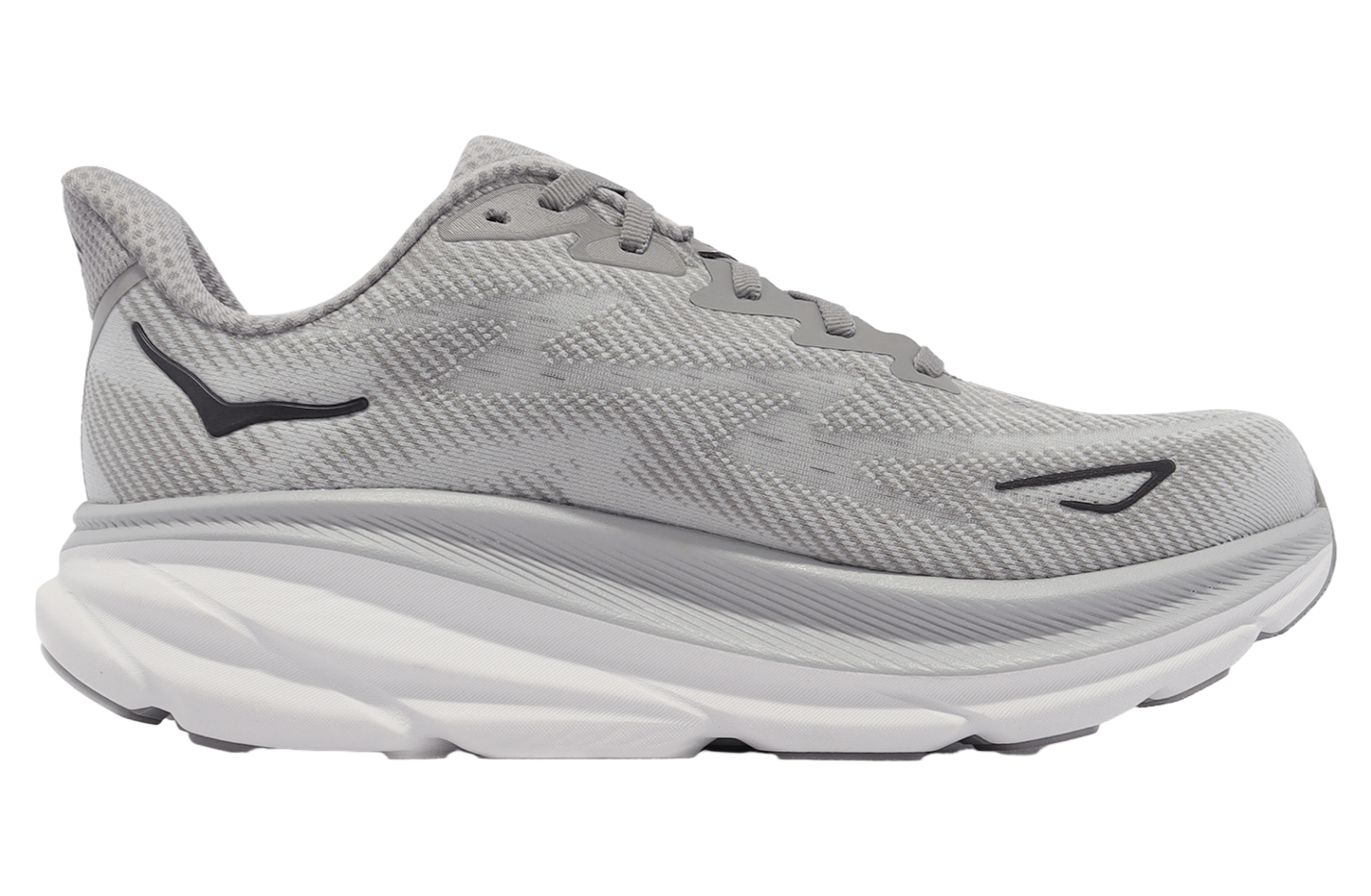 Hoka Clifton 9 2E Wide Grey / Black