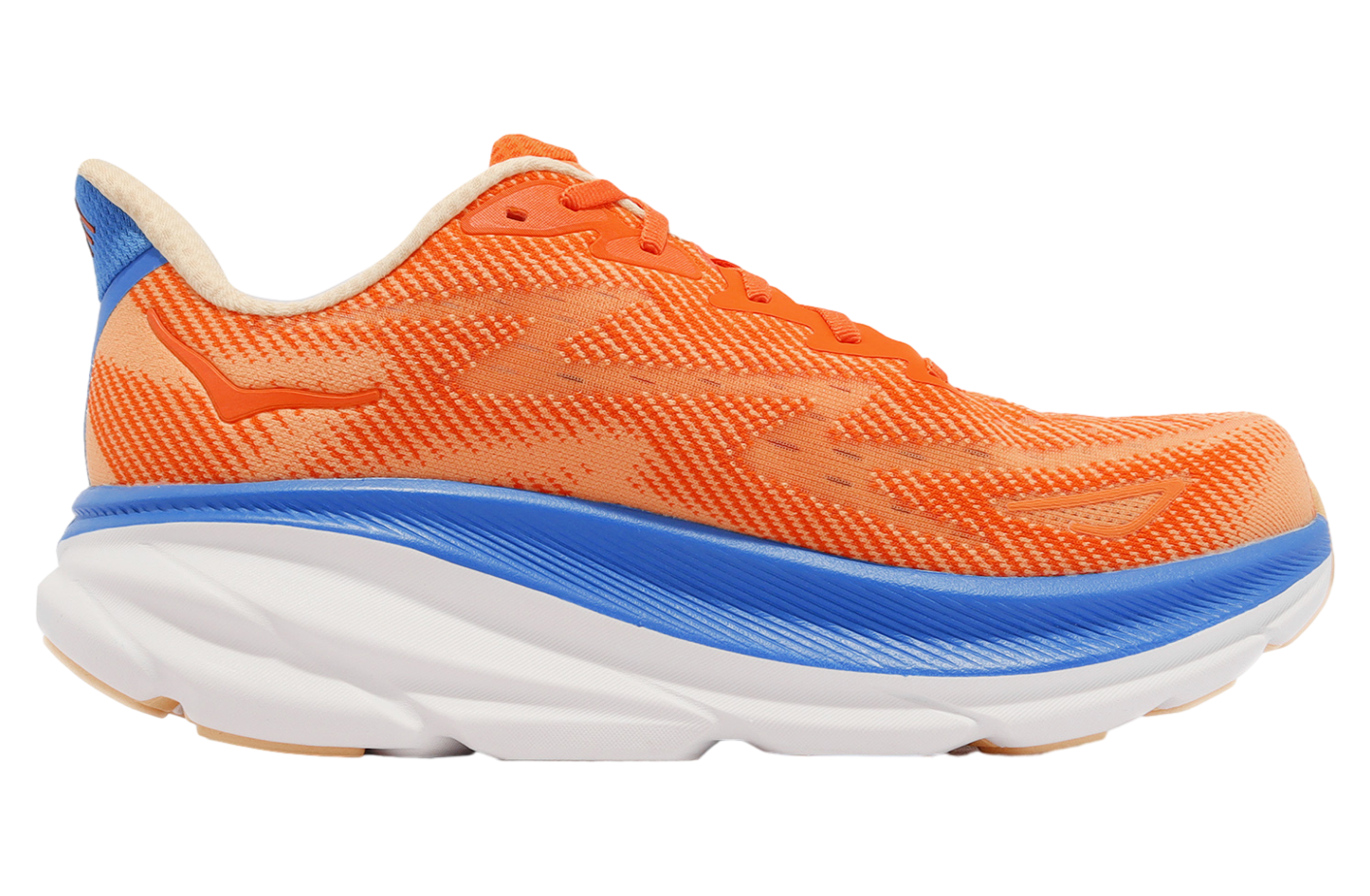 Hoka Clifton 9 2E Wide Vibrant Orange / Impala