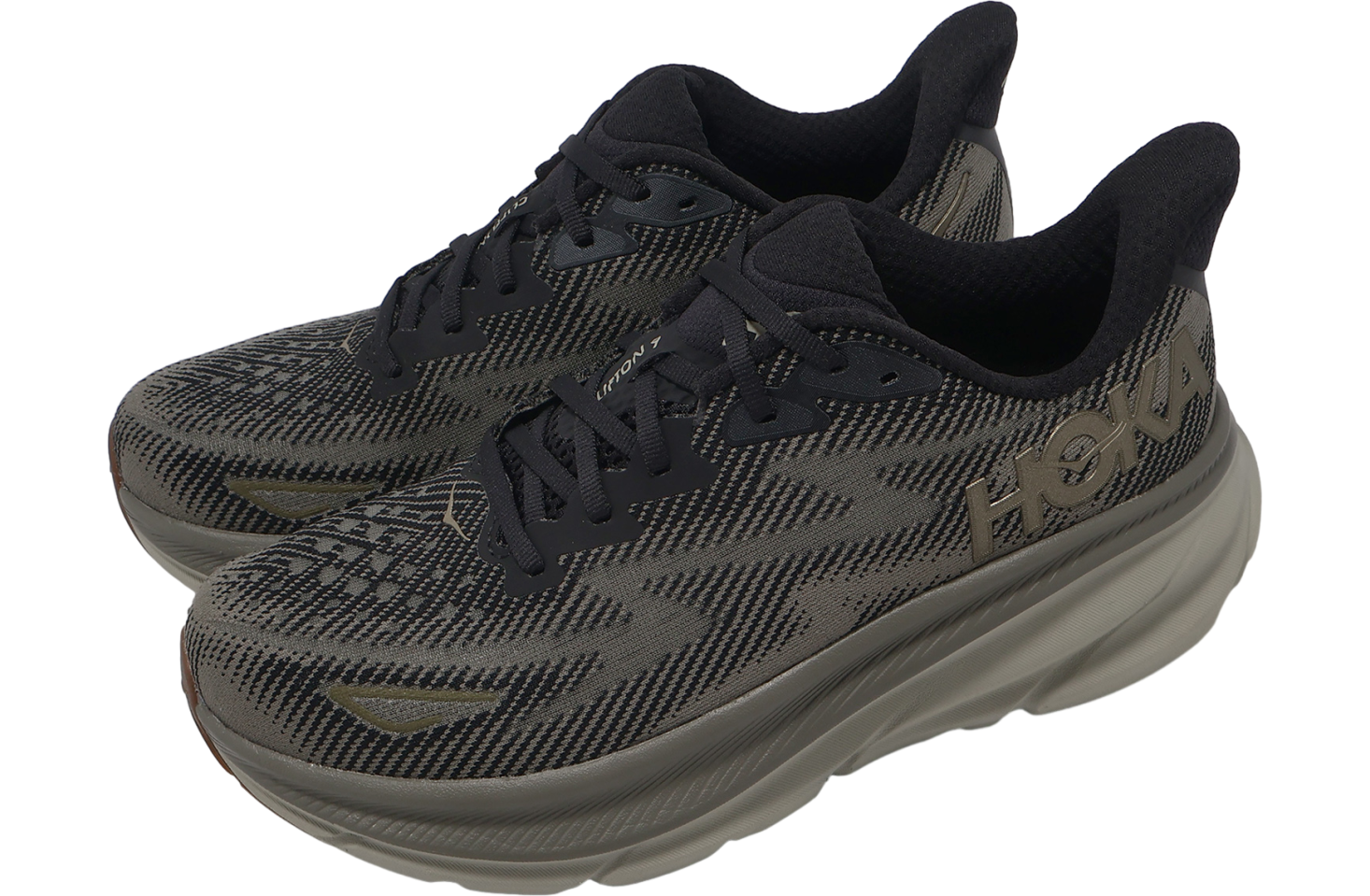 Hoka Clifton 9 Black / Grey