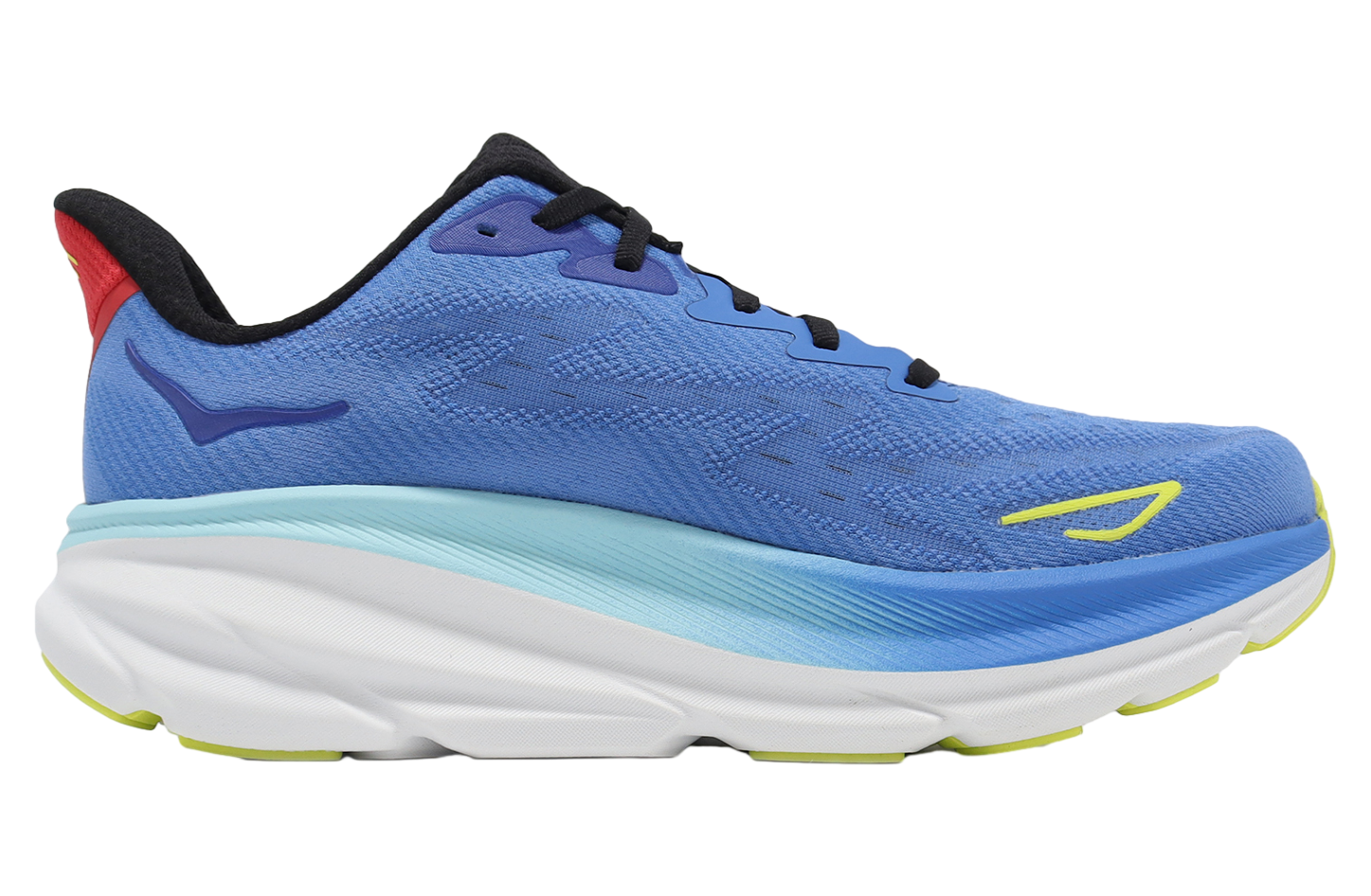 Hoka Clifton 9 Cyan / Cherry Red
