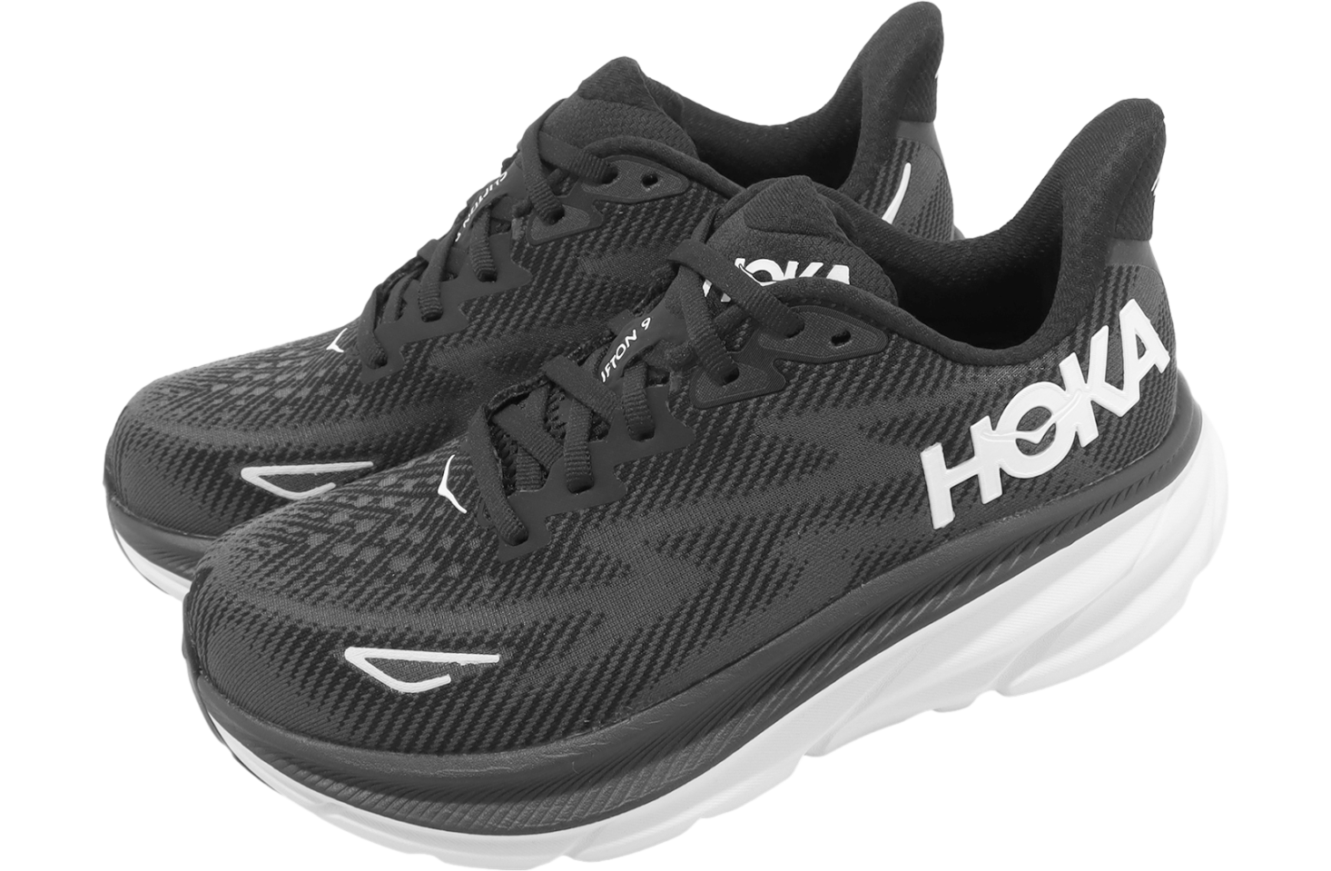 Hoka Clifton 9 D Wide WMNS Black / White