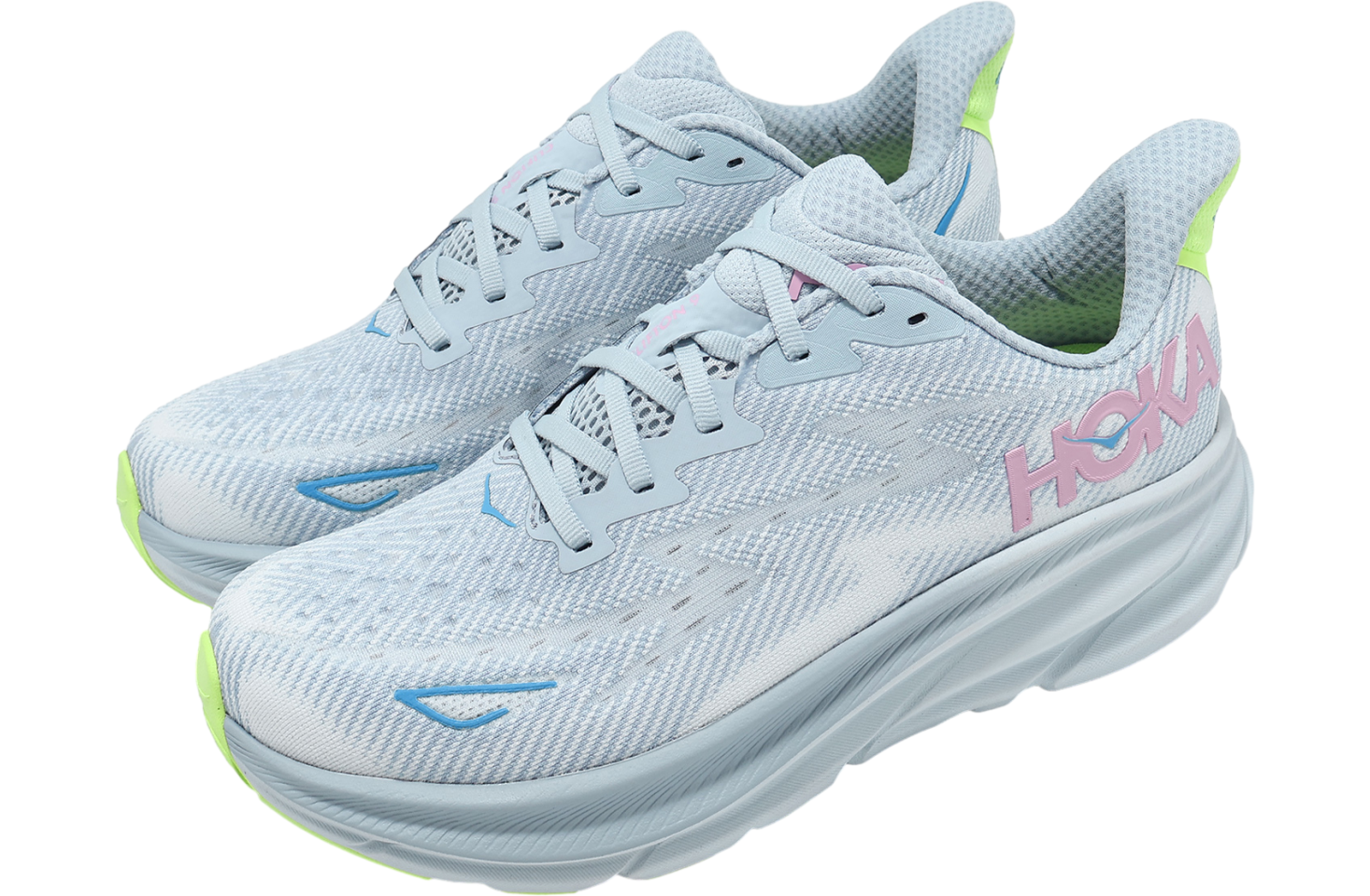 Hoka Clifton 9 D Wide WMNS Gull / Sea Ice Light