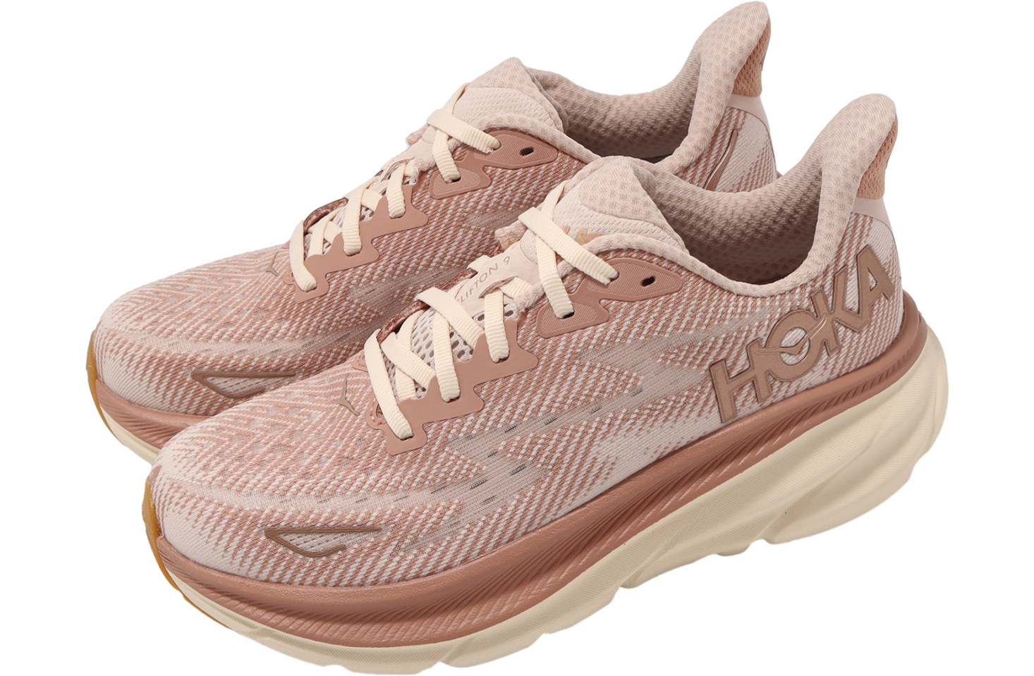 Hoka Clifton 9 WMNS Sandstone / Cream