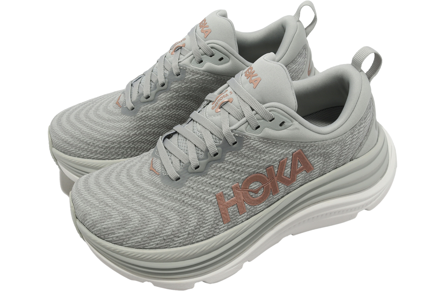 Hoka Gaviota 5 D Wide WMNS Mist Gray / Rose Gold