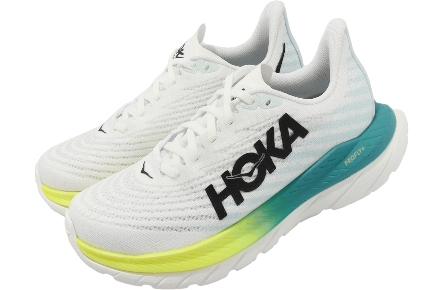 Hoka Mach 5 D Wide WMNS White / Blue Glass
