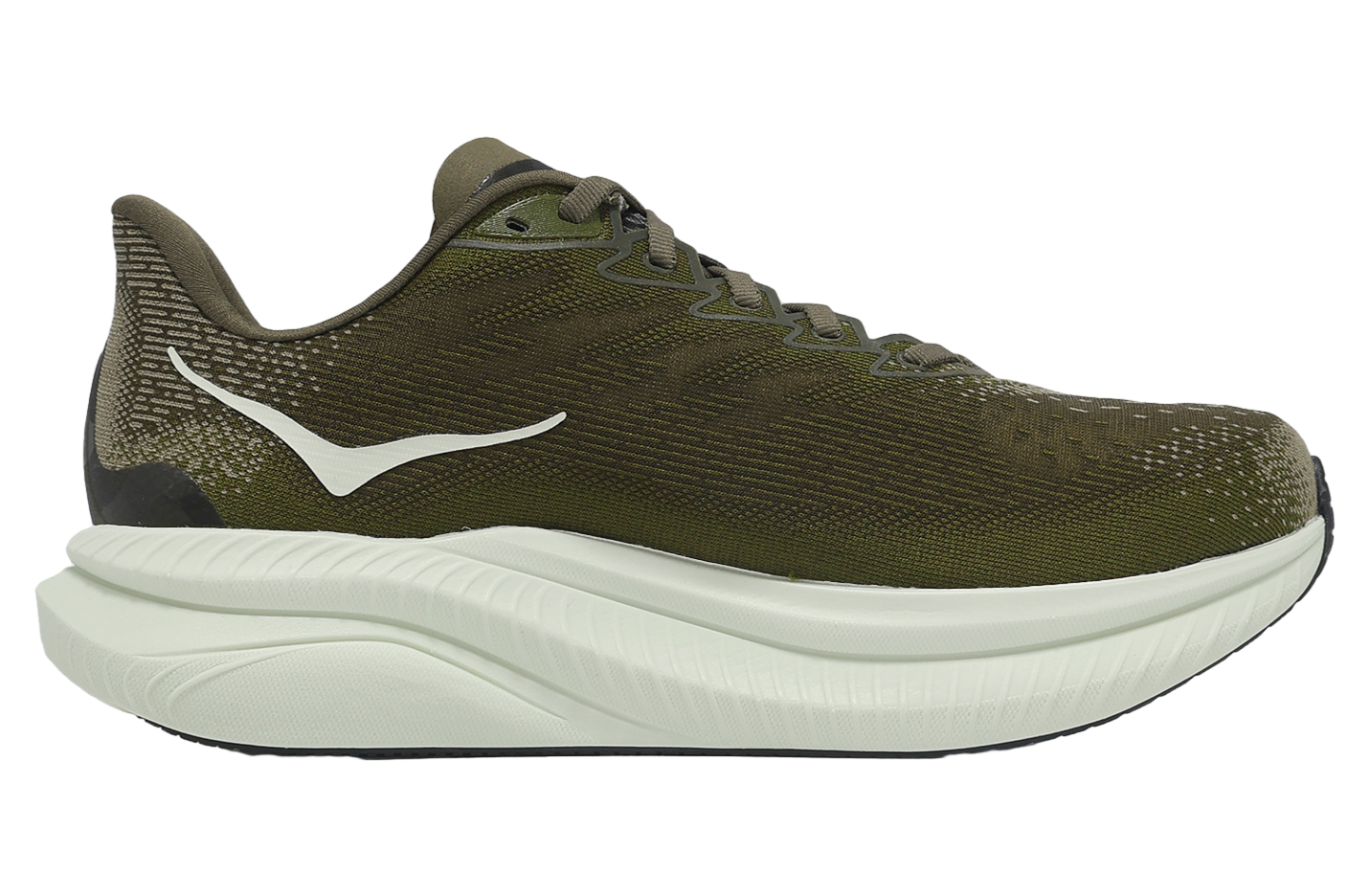 Hoka Mach 6 2E Wide Antique Olive / Truffle Salt