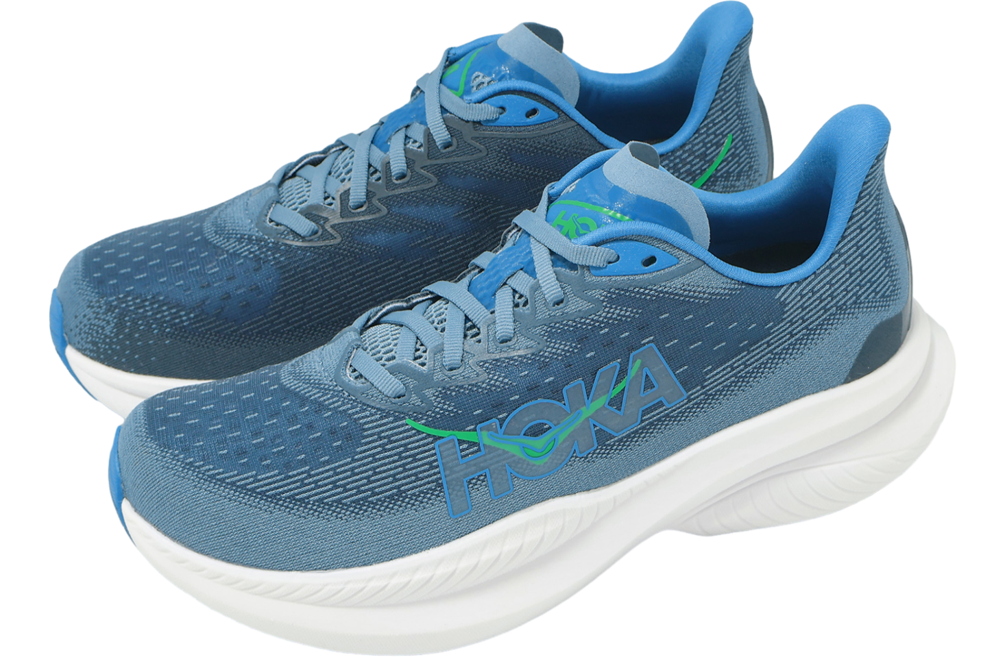 Hoka Mach 6 2E Wide Aqua Blue / Thundercloud Blue
