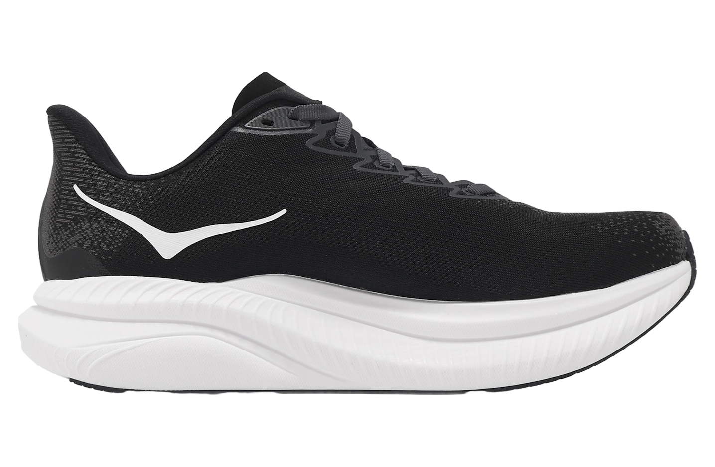 Hoka Mach 6 2E Wide Black / White