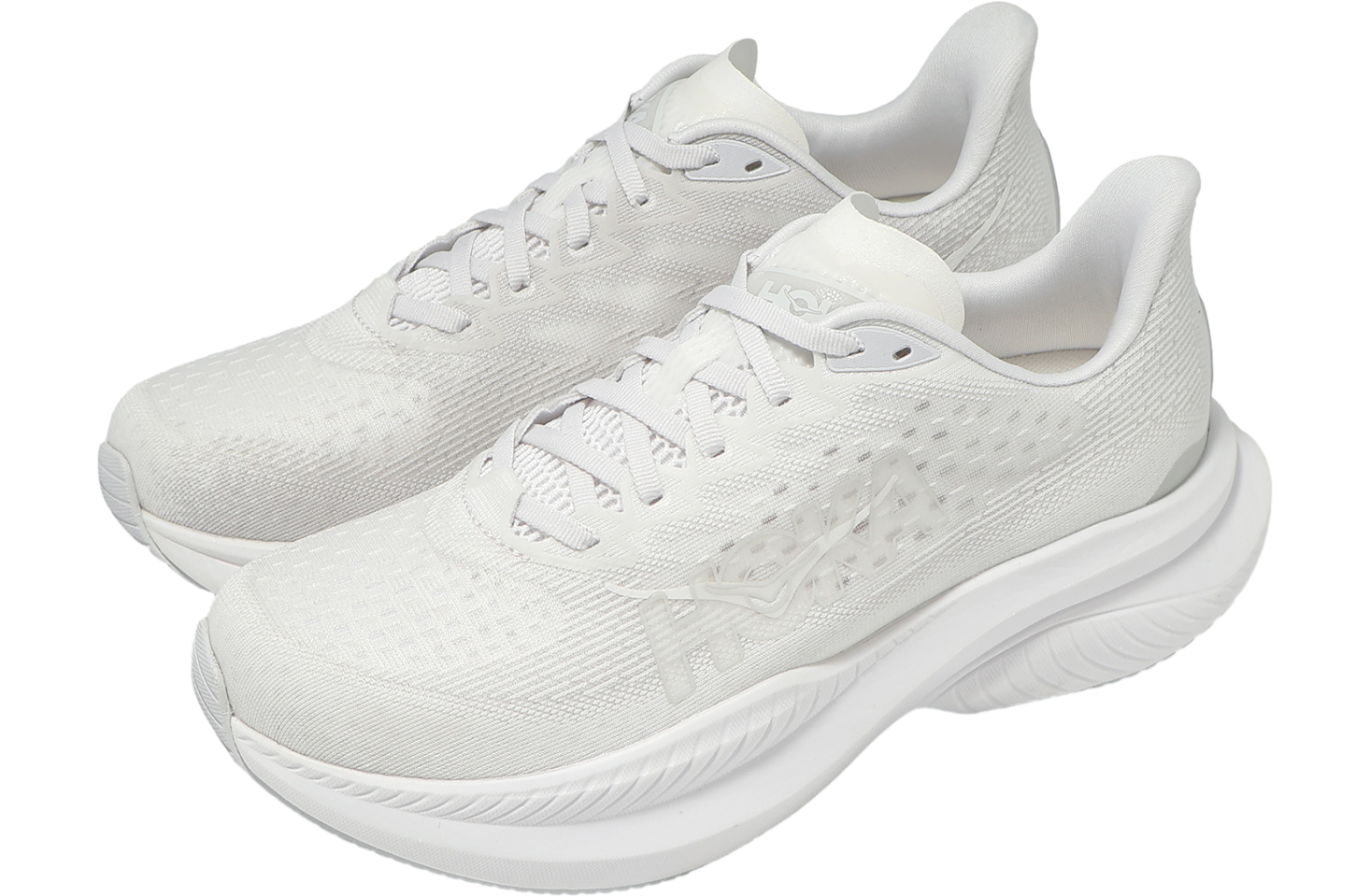 Hoka Mach 6 2E Wide White